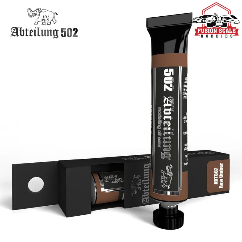 Abteilung 502 Oil Paint Raw Umber 20ml Tube - Fusion Scale Hobbies