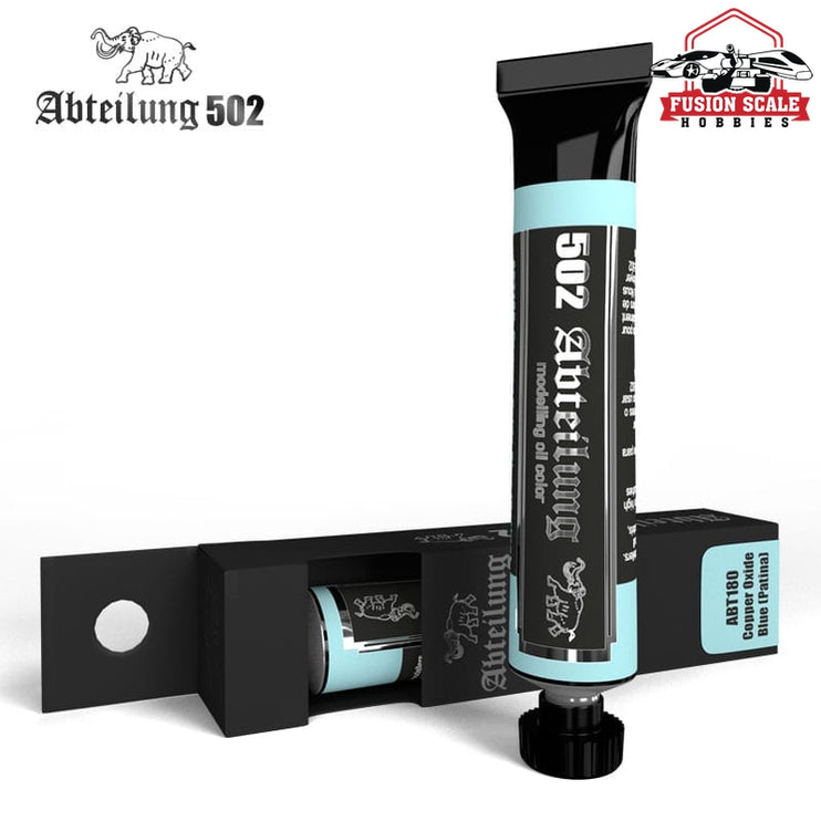 Abteilung 502 Oil Paint Cooper Oxide Blue (Patina) 20ml Tube - Fusion Scale Hobbies