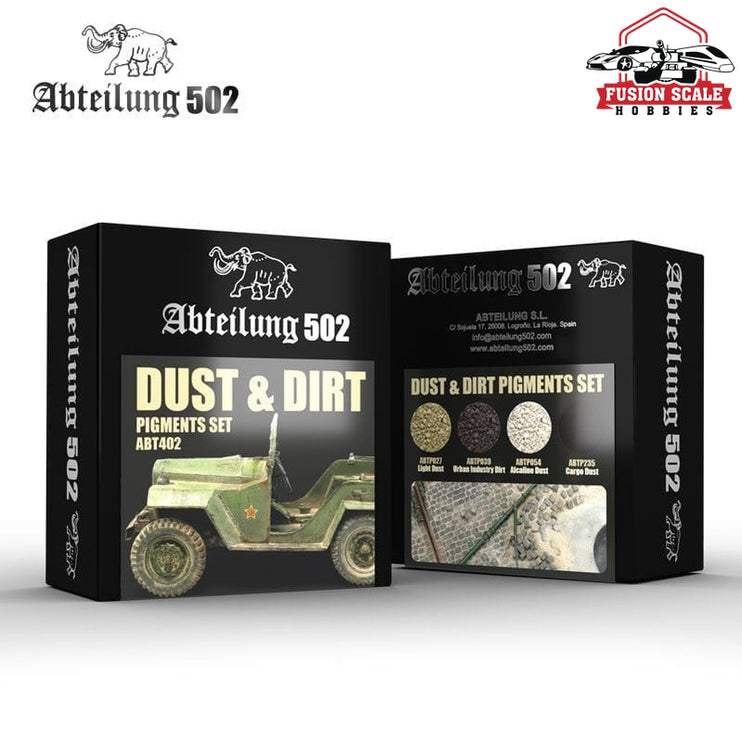 Abteilung 502 Dust & Dirt Pigments Set ABT402 - Fusion Scale Hobbies