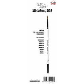 Abteilung 502 Top Line Deluxe Kolinsky Paint Brushes Kit - Fusion Scale Hobbies