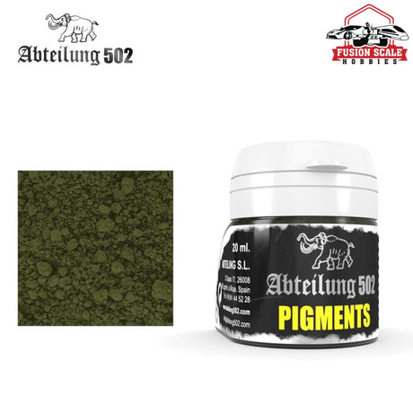 Abteilung 502 Weathering Pigment Faded Moss Green 20ml Bottle - Fusion Scale Hobbies