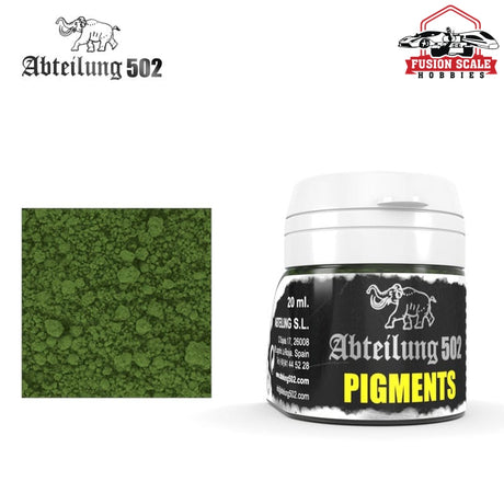 Abteilung 502 Weathering Pigment Fresh  Moss Green 20ml Bottle - Fusion Scale Hobbies