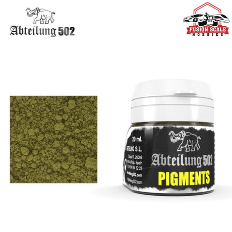 Abteilung 502 Weathering Pigment Light Moss Green 20ml Bottle - Fusion Scale Hobbies