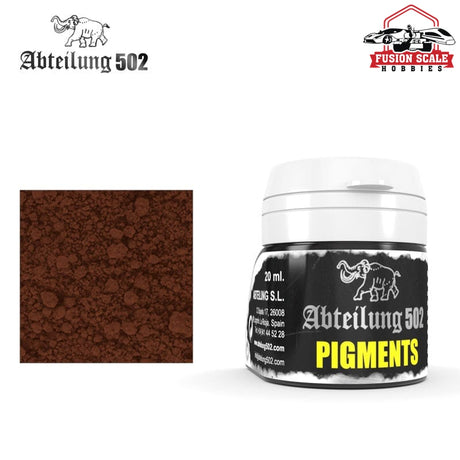 Abteilung 502 Weathering Pigment Brown Rust 20ml Bottle - Fusion Scale Hobbies