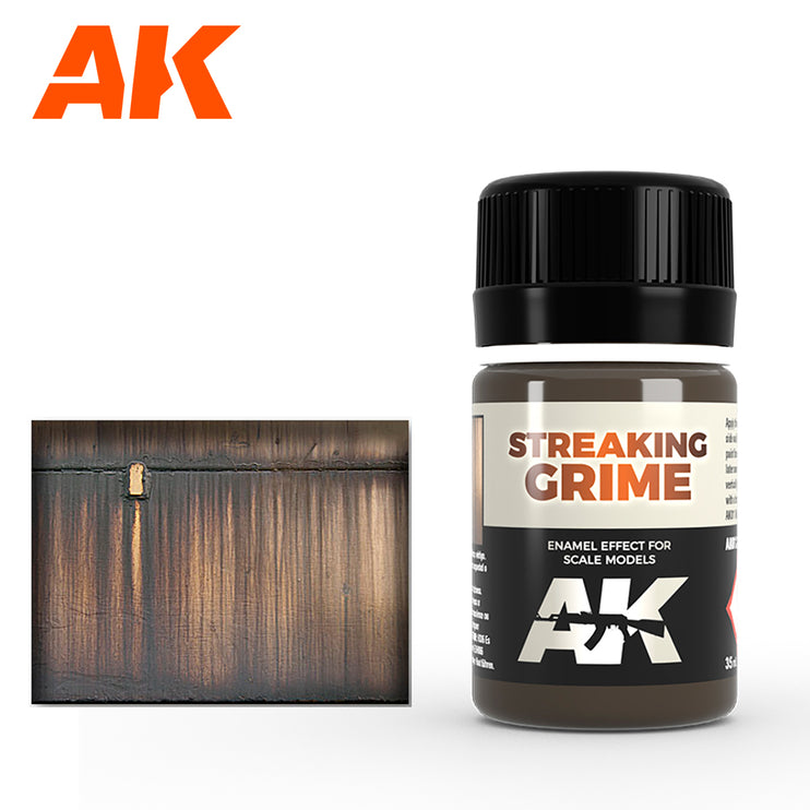 AK Interactive Streaking Grime Enamel Paint 35ml Bottle - Fusion Scale Hobbies