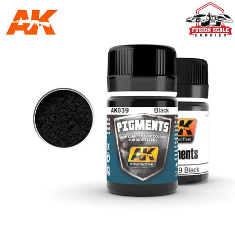 AK Interactive Black Pigment AKI039 - Fusion Scale Hobbies