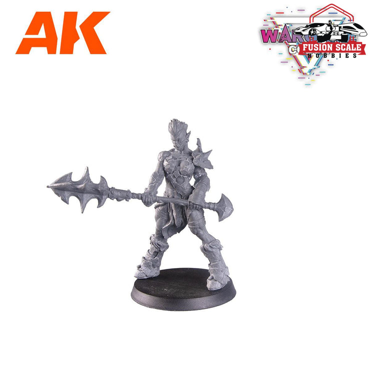 AK Interactive Wargame Starter Set - Battle Orc (14 Colors & 1 Figure) - Fusion Scale Hobbies