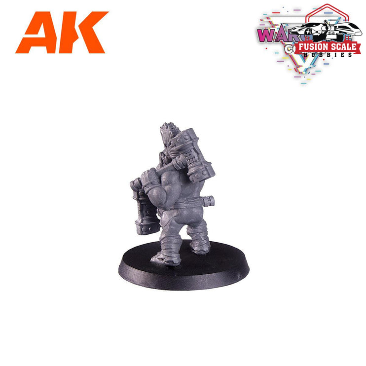 AK Interactive Wargame Starter Set - Crusher Dwarf (14 Colors & 1 Figure) - Fusion Scale Hobbies