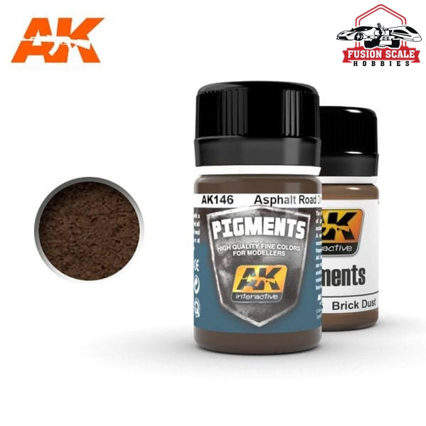 AK Interactive Asphalt Road Dirt Pigment AKI146 - Fusion Scale Hobbies