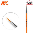 AK Interactive Size 3/0 Round Paint Brush AKI601 - Fusion Scale Hobbies