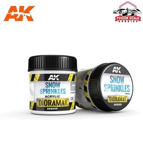 AK Interactive Snow Sprinkles Texture 100ml - Fusion Scale Hobbies