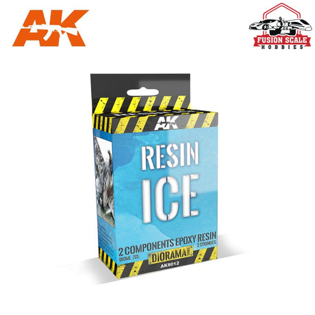 AK Interactive Resin Ice 2 Part Mix 150ml Kit - Fusion Scale Hobbies