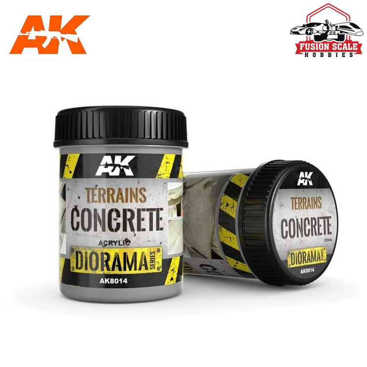 AK Interactive Terrains Concrete Texture 250ml - Fusion Scale Hobbies