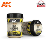 AK Interactive Terrains Dry Ground Texture 250ml - Fusion Scale Hobbies