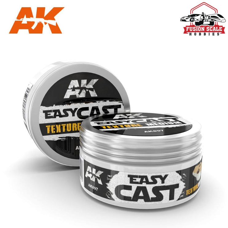 AK Interactive Easy Cast Texture Medium 75ml - Fusion Scale Hobbies