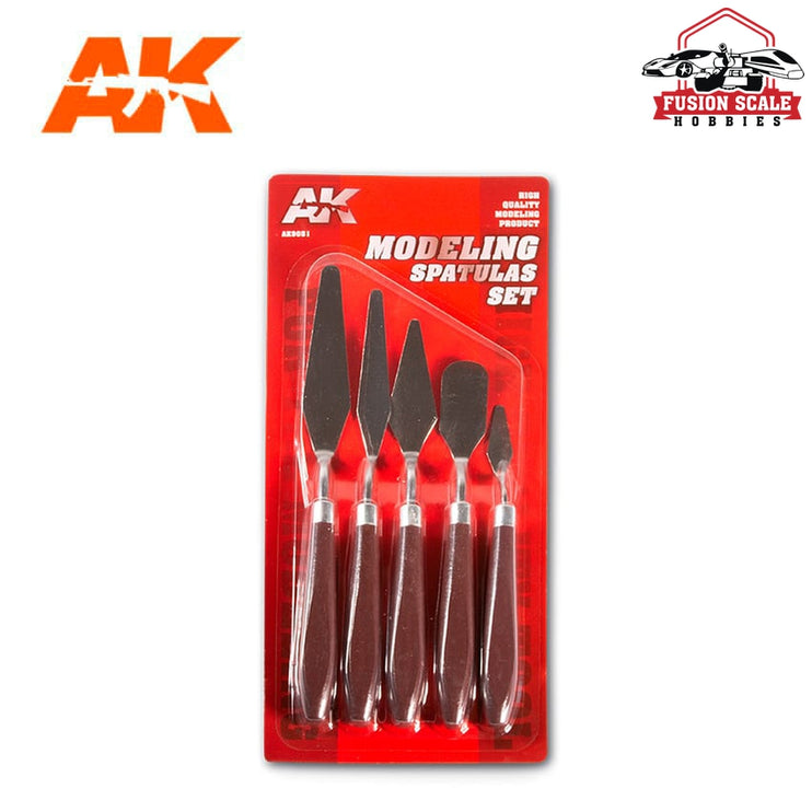 AK Interactive Modeling Spatulas Set AKI9051 - Fusion Scale Hobbies