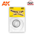 AK Interactive Masking Tape for Curves 6mm AKI9125 - Fusion Scale Hobbies