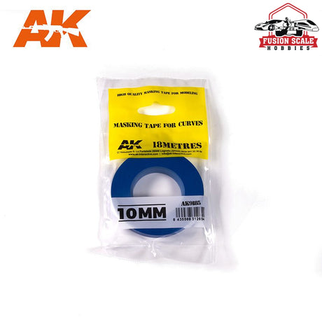 AK Interactive Blue Masking Tape for Curves 10mm AKI9185 - Fusion Scale Hobbies