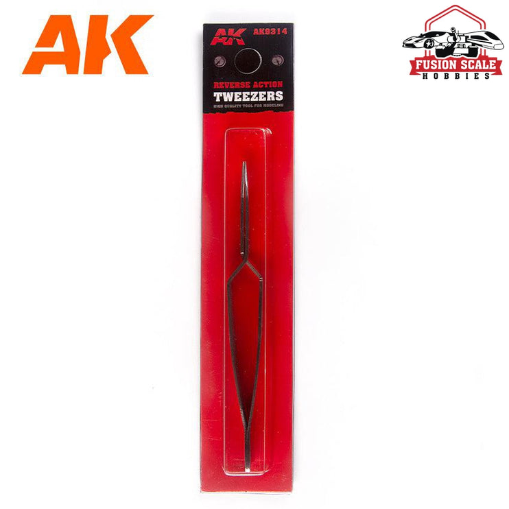 AK Interactive Reverse Action Tweezer - Fusion Scale Hobbies