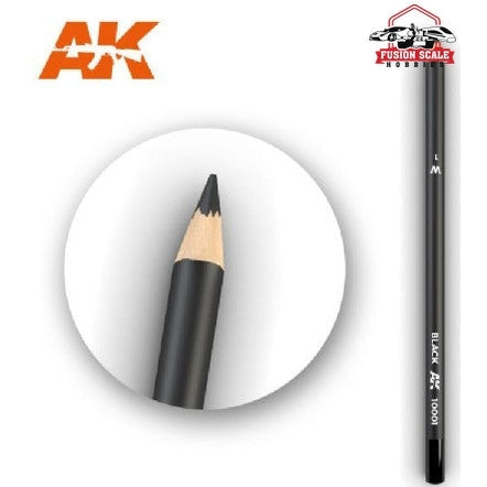 AK Interactive Weathering Pencil Set of 5 Black - Fusion Scale Hobbies