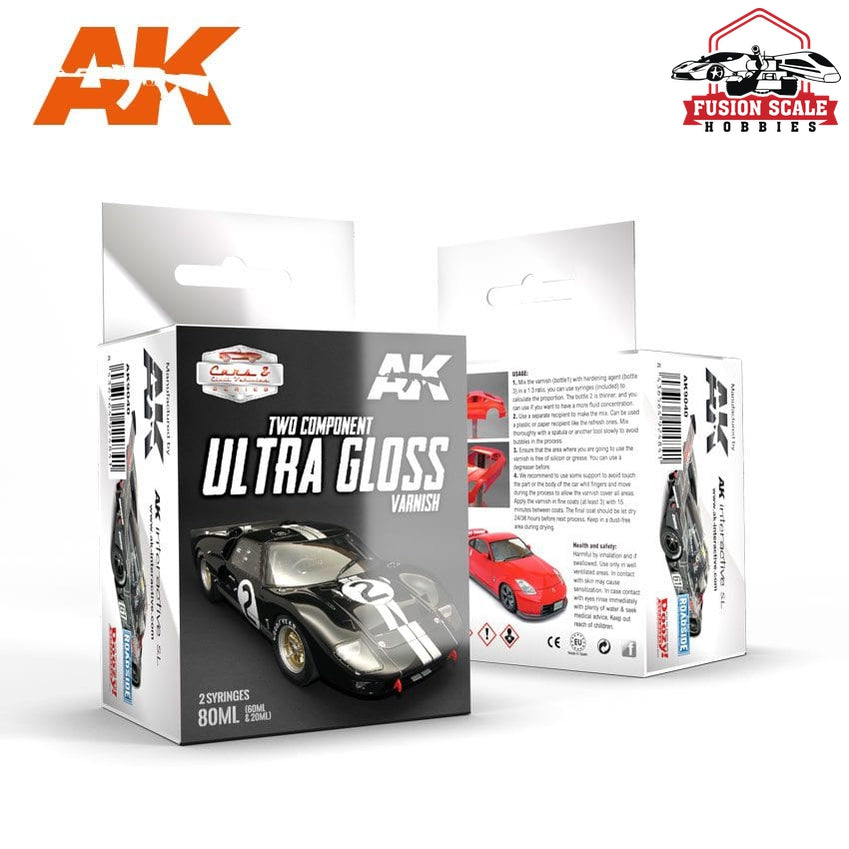 AK Interactive Two-Components Ultra Gloss Lacquer AKI9040 - Fusion Scale Hobbies