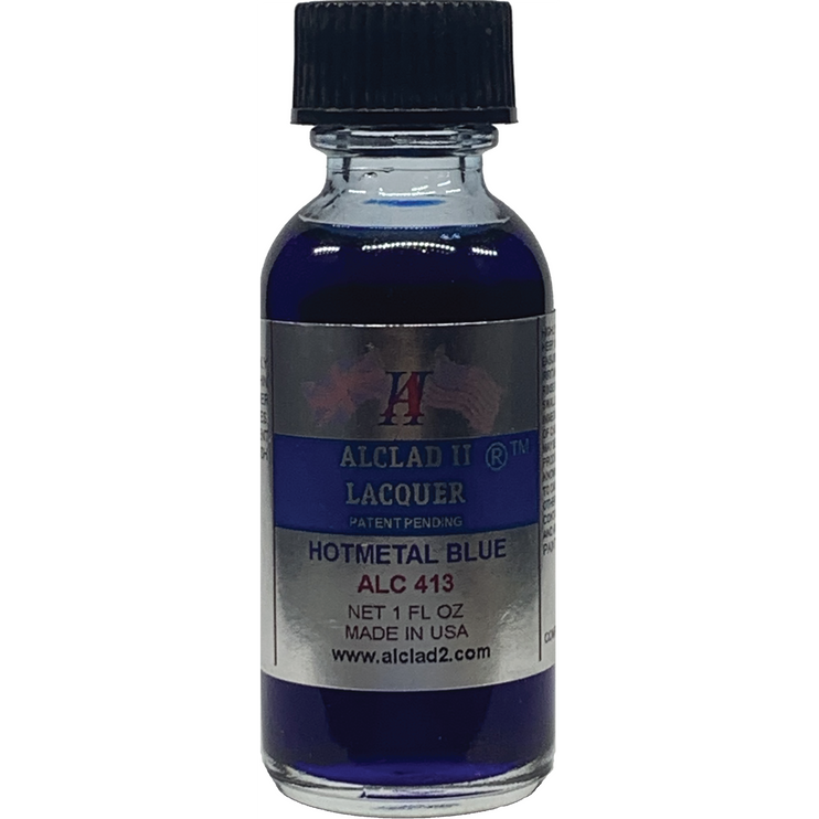 Alclad II Hot Metal Blue 1oz ALC413 - Fusion Scale Hobbies