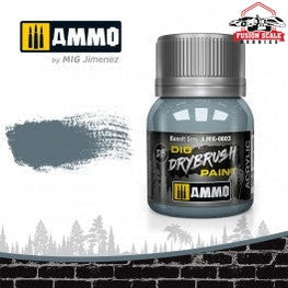 Ammo Mig Jimenez Dio Dry Brush Basalt Gray Paint - Fusion Scale Hobbies