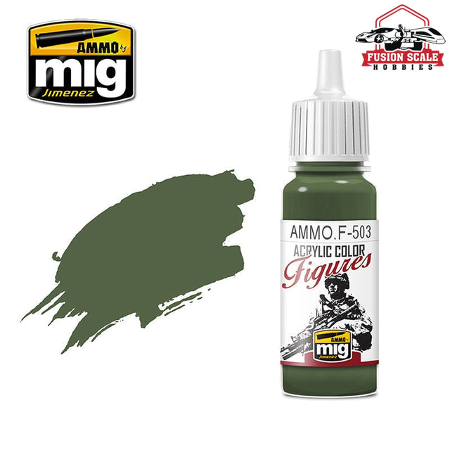 Ammo Mig Jimenez Dark Olive Green Fs-34130 - Fusion Scale Hobbies