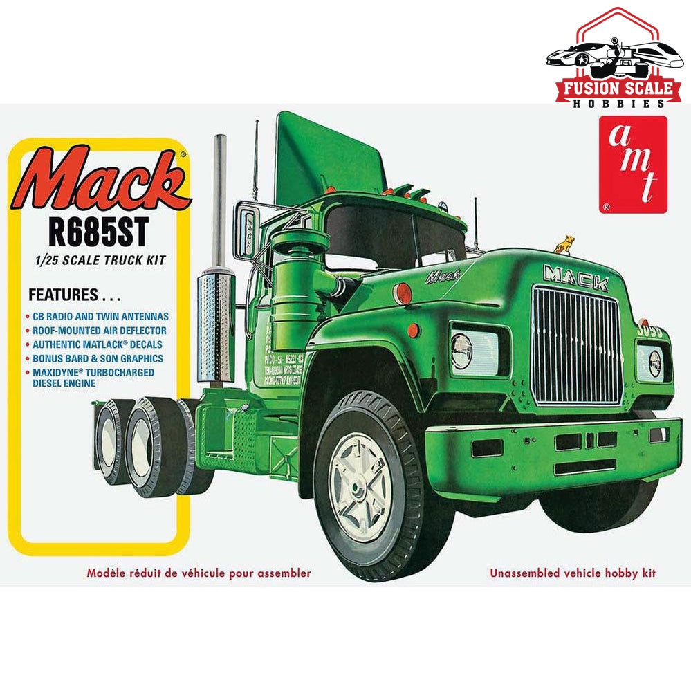 AMT Models 1/25 Mack R685st Semi Truck Kit – Fusion Scale Hobbies