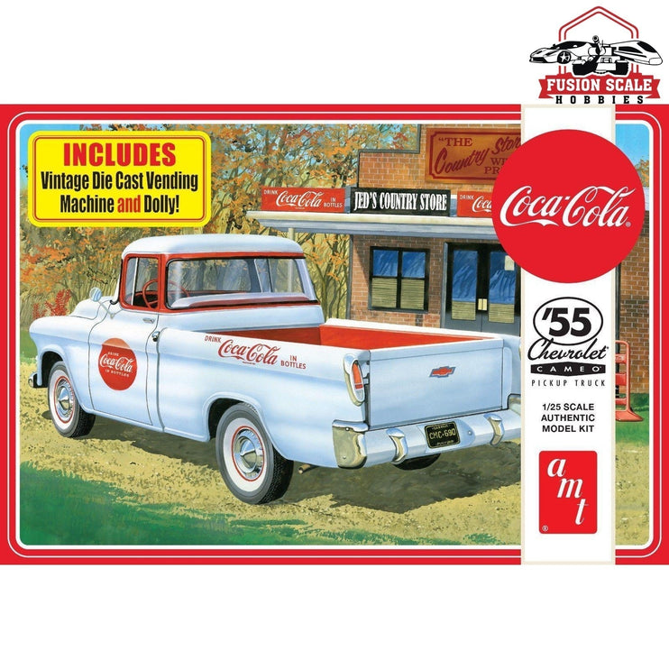 AMT Models 1955 Chevy Cameo Coca Cola Pickup Truck Model Parts Warehouse