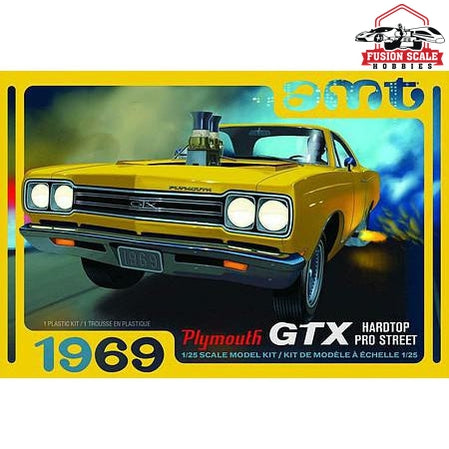 AMT Models 1969 Plymouth GTX Hadtop Pro Street 2T-25 Model Parts Warehouse