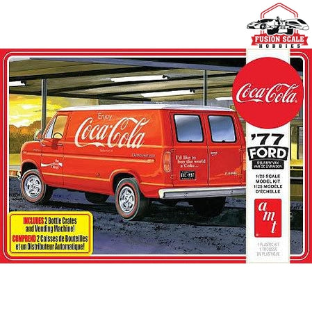 AMT Models 1977 Ford Van and Coca-Cola Machine Model Parts Warehouse