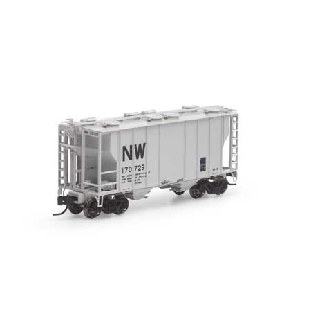 Athearn N Scale PS-2 2600 Covered Hopper, N&W #170729