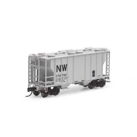 Athearn N Scale PS-2 2600 Covered Hopper, N&W #170732