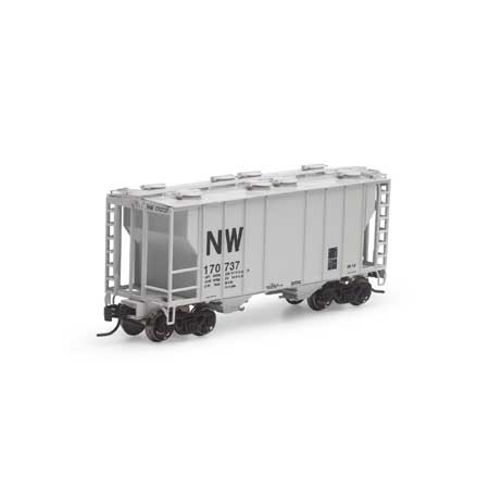 Athearn N Scale PS-2 2600 Covered Hopper, N&W #170737