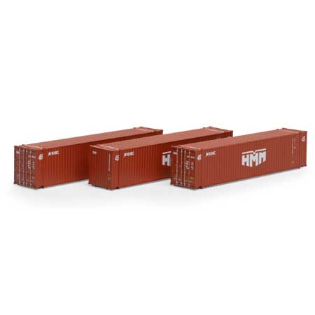 Athearn N Scale 45' Container, HMM/KOBC #1 (3)