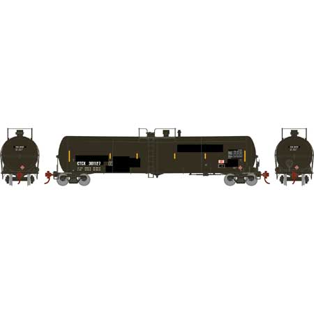 Athearn N Scale 30,000-Gallon Ethanol Tank, CTCX #301127