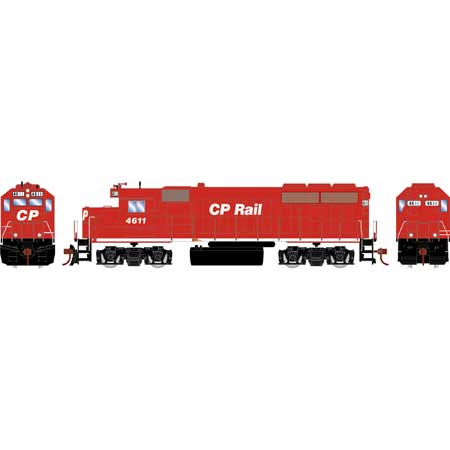 Athearn HO Scale GP40-2 Sound-Ready, CPR #4611