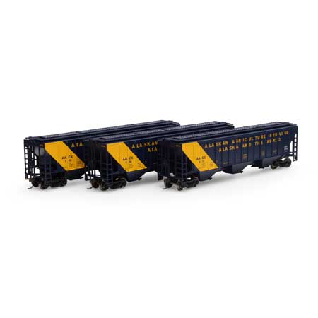 Athearn HO Scale RTR PS 4740 Covered Hopper, AACX (3)