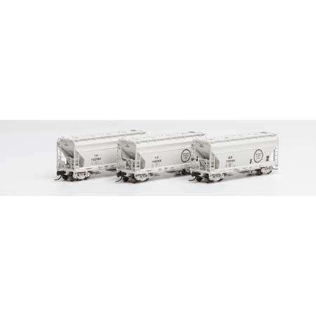 Athearn N Scale ACF 2970 Covered Hopper, MP/TP (3)