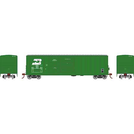 Athearn HO Scale RTR 50' FMC Combo Door Box, BN #316221