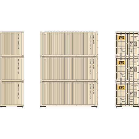 Athearn HO Scale RTR 20' Corrugated Container CKRU #1 (3)