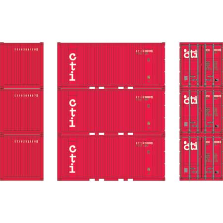 Athearn HO 20 Corrugated Container CTIU (3)