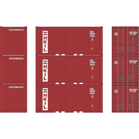 Athearn HO 20 Corrugated Container HKUU (3)