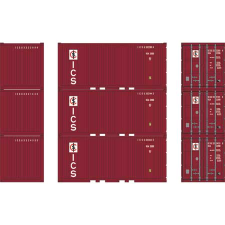 Athearn HO 20 Corrugated Container ICSU (3)