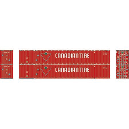 Athearn HO 60' Container, CDAU #618007/618080 (2)