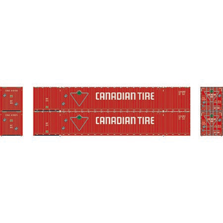 Athearn HO 60' Container, CDAU #618023/618100 (2)