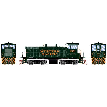 Athearn HO Scale RTR SW1500, Western Pacific #1501