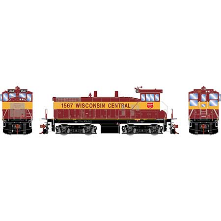 Athearn HO Scale RTR SW1500, Wisconsin Central #1567