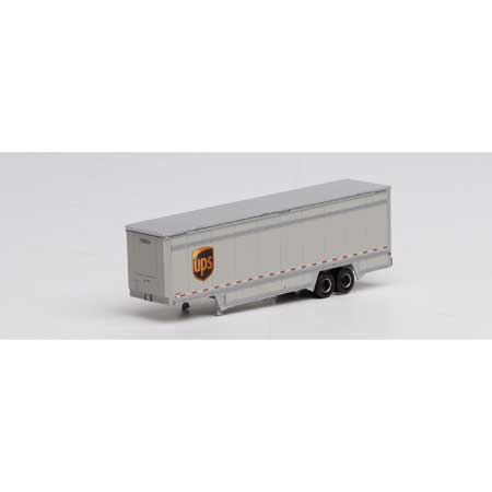 Athearn N Scale 40' Drop Sill Parcel Trailer, UPS/Logo #708634